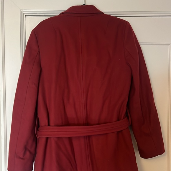 J. Crew Red Trench Coat - Picture 10 of 12